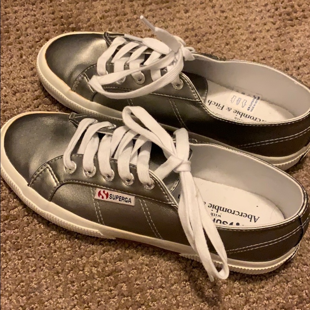 Superga by Abercrombie in silver
